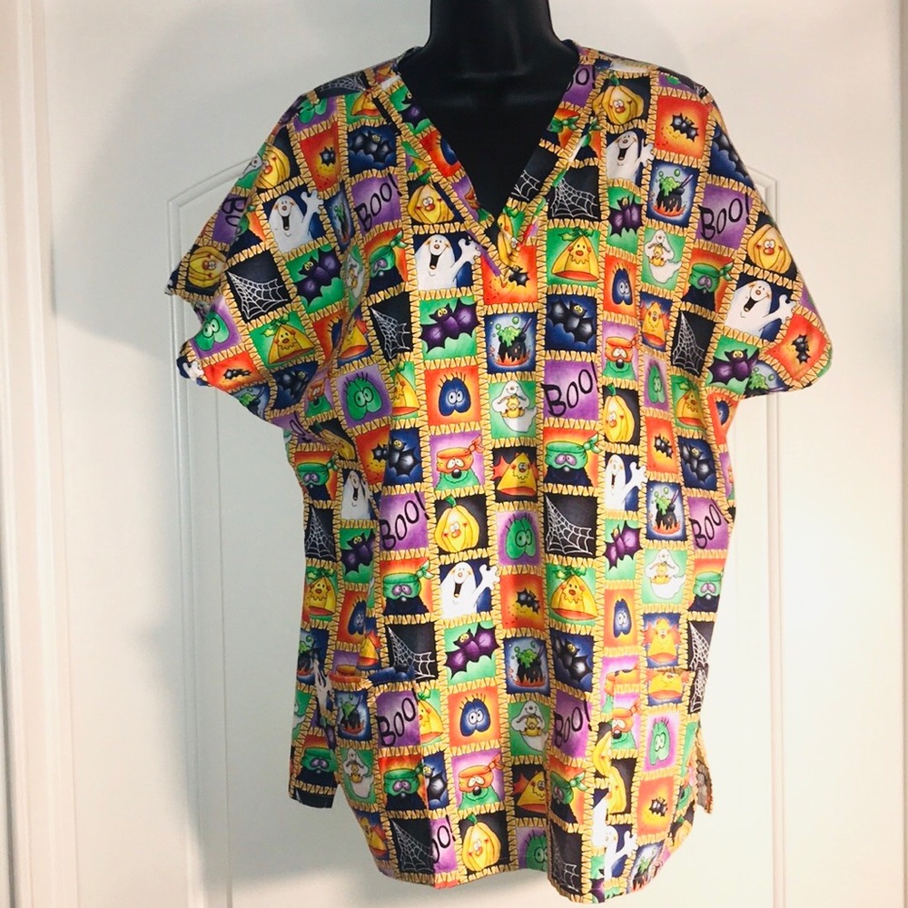 Jasco Uniforms Halloween Scrub Top